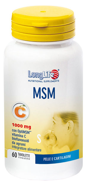LONGLIFE MSM 1000 MG 60 TAVOLETTE - Farmasanitas 