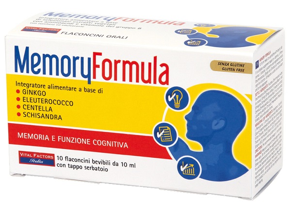 MEMORY FORMULA 10 FLACONCINI 10 ML - Farmasanitas 