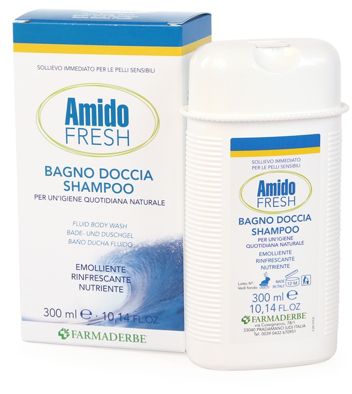 AMIDO FRESH BAGNO DOCCIA SHAMPOO 300 ML - Farmasanitas 