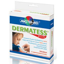 GARZA DERMATESS PLUS 10X10 12 PEZZI - Farmasanitas 
