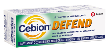 CEBION DEFEND 12 COMPRESSE EFFERVESCENTI - Farmasanitas 
