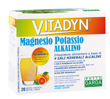 VITADYN MAGNESIO POTASSIO ALKALINO 20 BUSTINE - Farmasanitas 