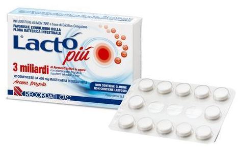 LACTO PIU 3 MILIARDI 12 COMPRESSE - Farmasanitas 