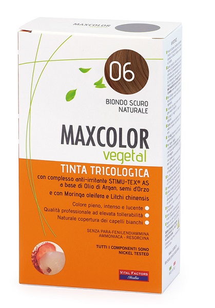 MAX COLOR VEGETAL 06 TINTURA 140 ML - Farmasanitas 