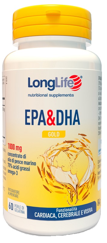 LONGLIFE EPA DHA GOLD 60 PERLE - Farmasanitas 
