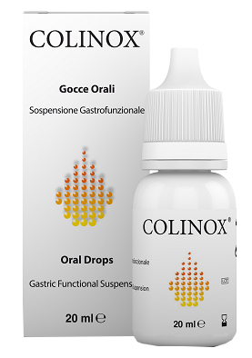 COLINOX SOSPENSIONE GASTROFUNZIONALE GOCCE OROSOLUBILI TRATTAMENTO METEORISMO AEROFAGIA COLICHE GASSOSE 20 ML - Farmasanitas 