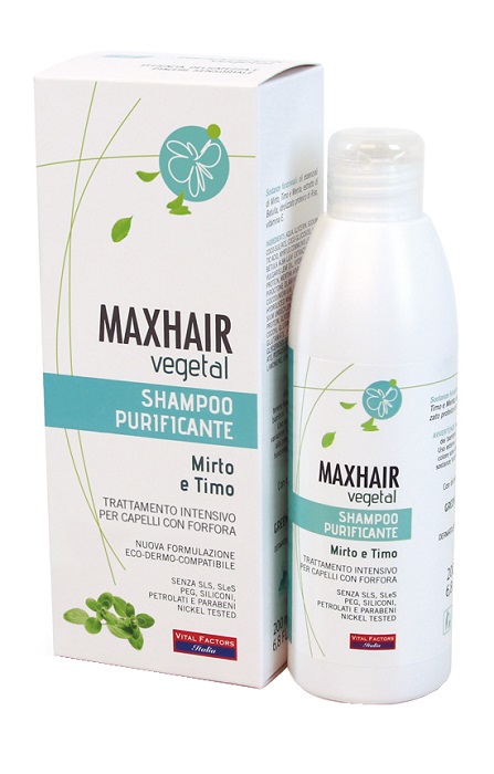 MAXHAIR VEGETAL SHAMPOO PURIFICANTE 200 ML - Farmasanitas 