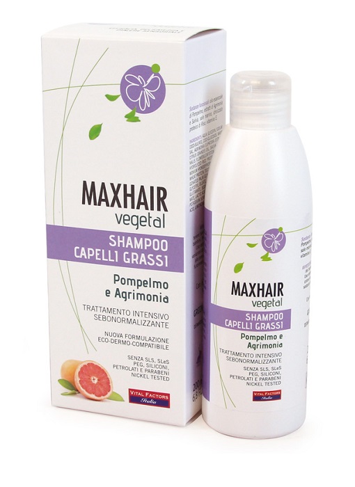 MAXHAIR VEGETAL SHAMPOO CAPELLI GRASSI 200 ML - Farmasanitas 