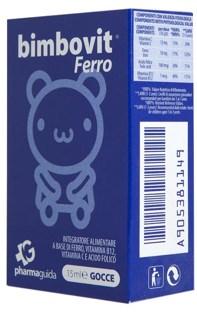 BIMBOVIT FERRO GOCCE 15 ML - Farmasanitas 