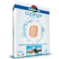 MEDICAZIONE AUTOADESIVA TRASPARENTE IMPERMEABILE MASTER-AID CUTIFLEXMED 10X8 CM 5 PEZZI - Farmasanitas 