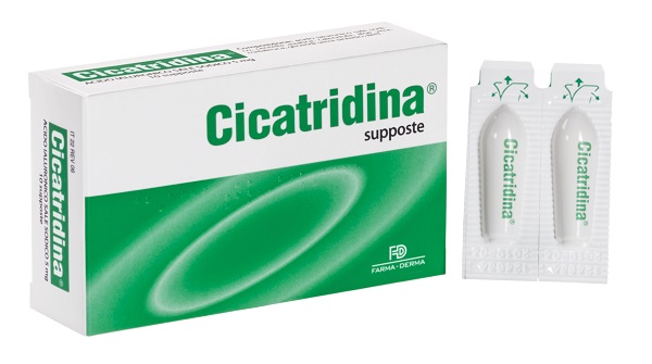 CICATRIDINA SUPPOSTE 10 PEZZI - Farmasanitas 