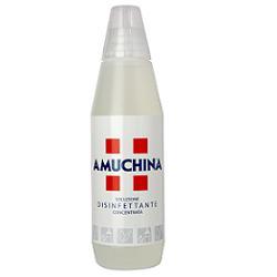 DISINFETTANTE IGIENIZZANTE A BASE DI IPOCLORITO DI SODIO ANTIMICROBICO AD AMPIO SPETTRO D'AZIONE AMUCHINA LIQUIDA 100% 1000 ML - Farmasanitas 