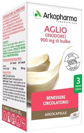 ARKO CAPSULE AGLIO 45 CAPSULE - Farmasanitas 