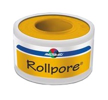 CEROTTO IN ROCCHETTO MASTER-AID ROLLPORE TESSUTO NON TESSUTO 5X5 - Farmasanitas 