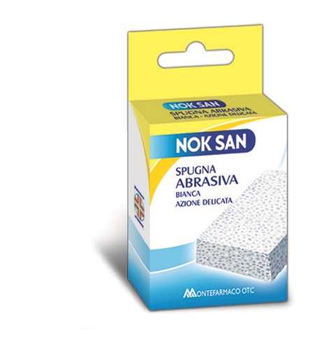 NOK SAN SPUGNA ABRASIVA BIANCA 1 PEZZO - Farmasanitas 
