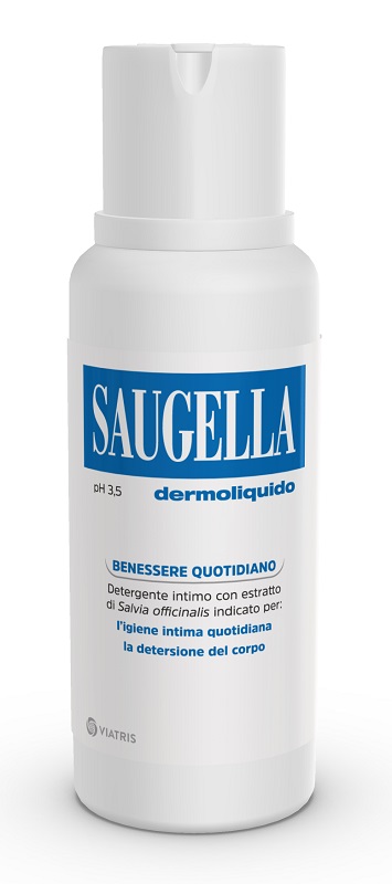 SAUGELLA DERMOLIQUIDO PH 3,5 DETERGENTE INTIMO BENESSERE QUOTIDIANO 750 ML - Farmasanitas 