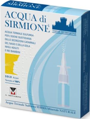 ACQUA SIRMIONE MINERALE NATURALE 6 FIALE 15 ML - Farmasanitas 
