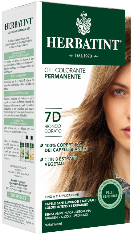 HERBATINT 7D BIONDO DORATO 150 ML - Farmasanitas 