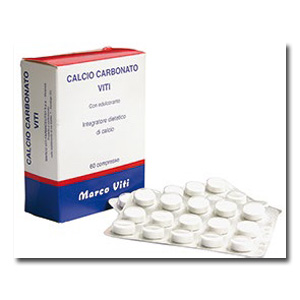 CALCIO CARBONATO VITI 60 COMPRESSE - Farmasanitas 