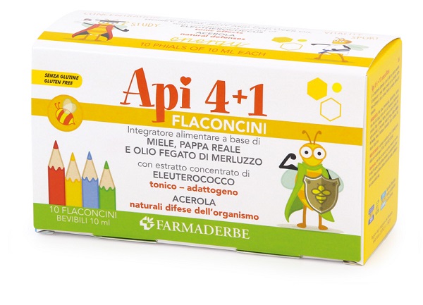 APIQUATTRO + 1 10 FLACONCINI DA 10 ML - Farmasanitas 