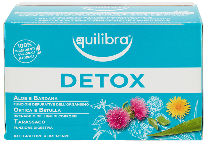 TISANA DETOX 15 FILTRI - Farmasanitas 