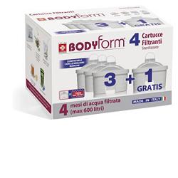 BODYFORM CARTUCCE FILTRANTI 4 PEZZI - Farmasanitas 