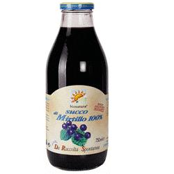 SUCCO PURO MIRTILLI SELVATICI 500 ML - Farmasanitas 