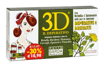3D IL DEPURATIVO 30 COMPRESSE - Farmasanitas 