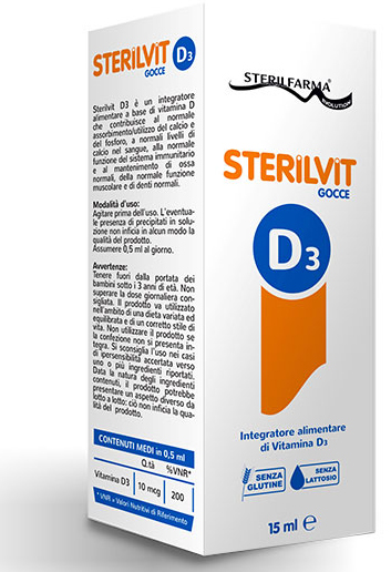 STERILVIT D3 GOCCE 15 ML - Farmasanitas 
