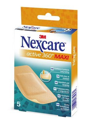 CEROTTO NEXCARE ACTIVE 360 GRADI 5 PEZZI - Farmasanitas 