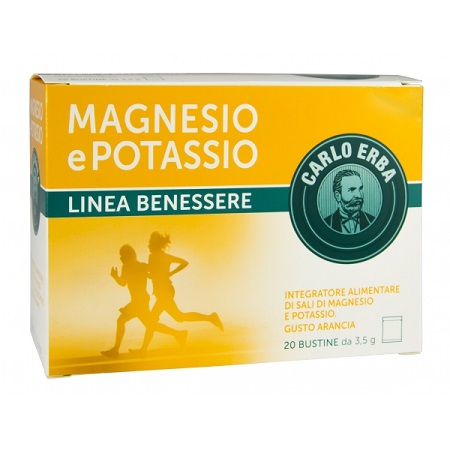 CARLO ERBA MAGNESIO E POTASSIO 20 BUSTINE - Farmasanitas 