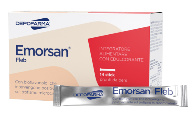 EMORSAN FLEB 14 STICK PACK DA 15 ML - Farmasanitas 