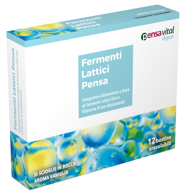 FERMENTI LATTICI VIVI E VITAMINE B 12 VANIGLIA BUSTINE OROSOLUBILI - Farmasanitas 