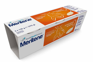 MERITENE CREMA VANIGLIA 3 VASETTI X 125 G - Farmasanitas 