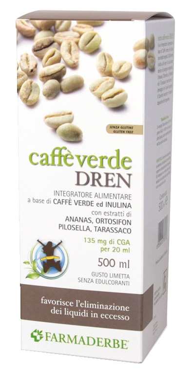 CAFFE' VERDE DREN 500 ML - Farmasanitas 