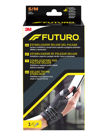 STABILIZZATORE PER POLLICE FUTURO NERO LARGE/EXTRA LARGE 1 PEZZO - Farmasanitas 