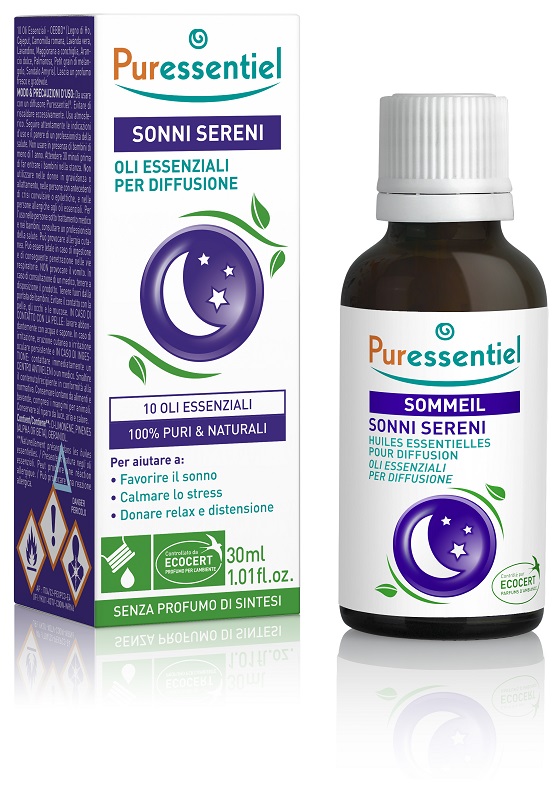 MISCELA SONNI SERENI OLI ESSENZIALI PER DIFFUSIONE 30 ML - Farmasanitas 