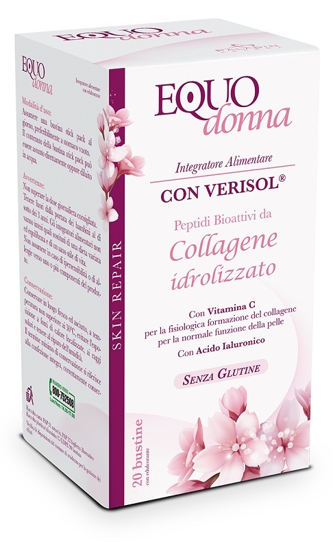 EQUODONNA COLLAGENE PELLE 20 BUSTE - Farmasanitas 