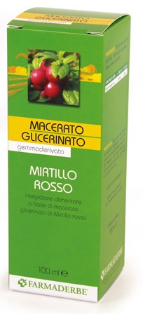 MACERATO GLICERICO MIRTILLO ROSSO VACCINUM 100 ML - Farmasanitas 