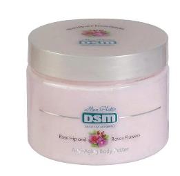 DSM MON PLATIN BURRO CORPO ANTI ETA' FIORI DI ROSE E ROSA CANINA 300 ML - Farmasanitas 