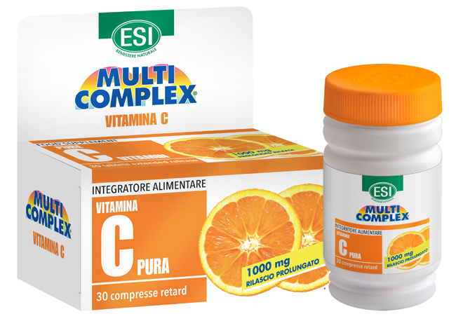 ESI MULTICOMPLEX VITAMINA C PURA 1000 MG RETARD 30 COMPRESSE - Farmasanitas 