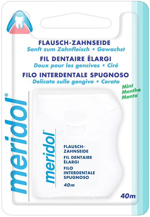 MERIDOL EXPANDED FILO INTERDENTALE 40 METRI - Farmasanitas 
