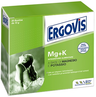 ERGOVIS MG+K 20 BUSTE 10 G - Farmasanitas 