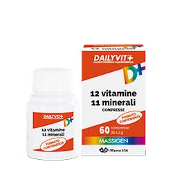 MASSIGEN DAILYVIT 12 VITAMINE 11 MINERALI 60 COMPRESSE RIVESTITE - Farmasanitas 