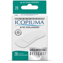 ICOPIUMA CEROTTO IN TESSUTO NON TESSUTO GRANDE 20 PEZZI - Farmasanitas 