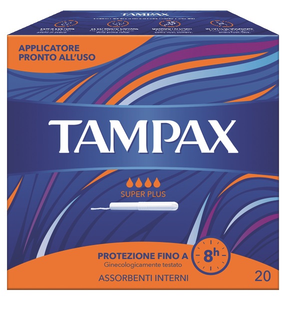 TAMPAX BLUE BOX SUPER PLUS 20 PEZZI - Farmasanitas 