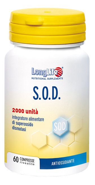 LONGLIFE SOD 2000 60 COMPRESSE RIVESTITE - Farmasanitas 