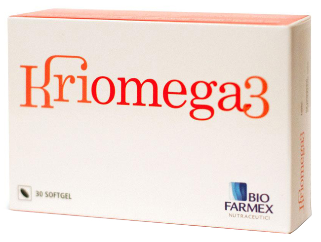 KRIOMEGA 3 30 CAPSULE SOFTGEL - Farmasanitas 