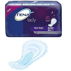 PANNOLONE SAGOMATO TENA DISCREET MAXI NIGHT 12 PEZZI - Farmasanitas 