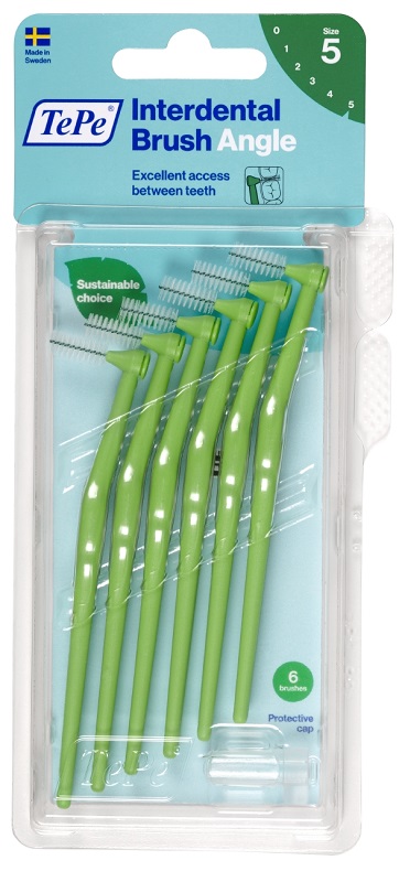 TEPE ANGLE SCOVOLINO VERDE 0,8MM 6 PEZZI - Farmasanitas 